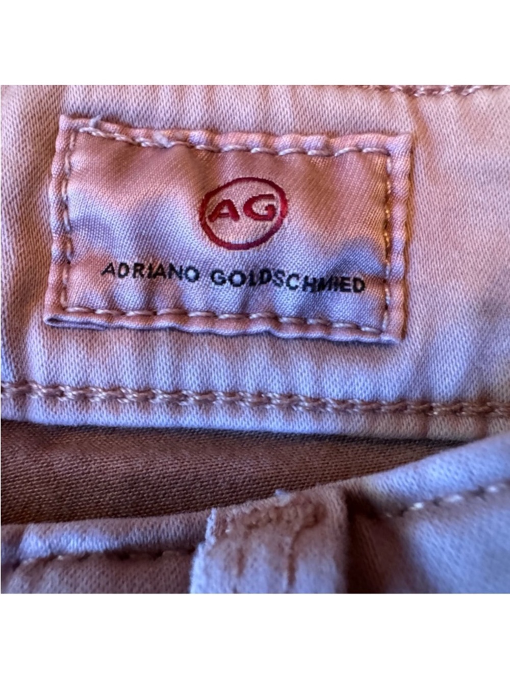 AG Adriano Goldschmied Farrah High Rise Skinny Ankle Jeans 26 Blush Pink Stretch - Picture 4 of 10